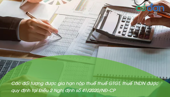 lich nop thue gtgt thue tndn sau khi duoc gia han theo nghi dinh 41 2020 nd cp 2