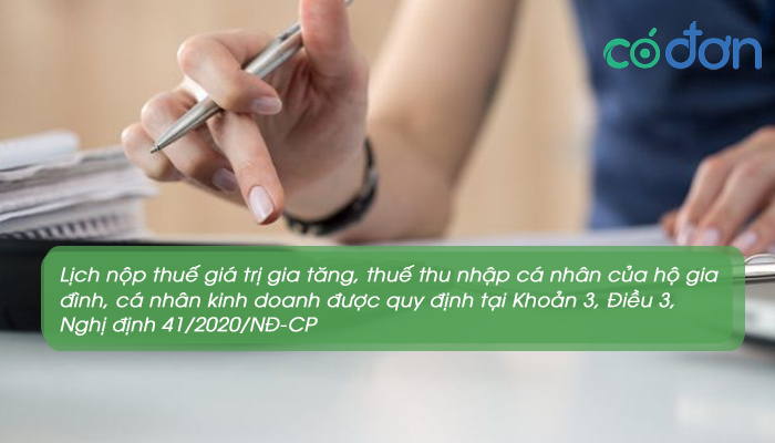 lich nop thue gtgt thue tndn sau khi duoc gia han theo nghi dinh 41 2020 nd cp 4