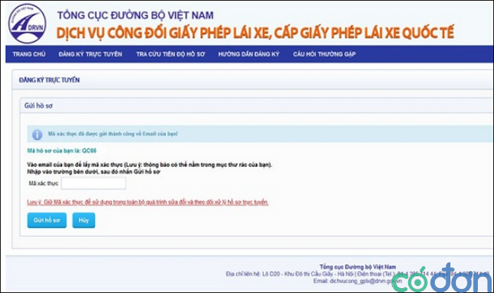 thu tuc dieu chinh thong tin tren giay phep lai xe 8