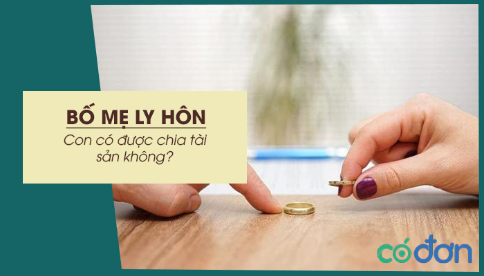 bo me ly hon con co duoc chia tai san khong