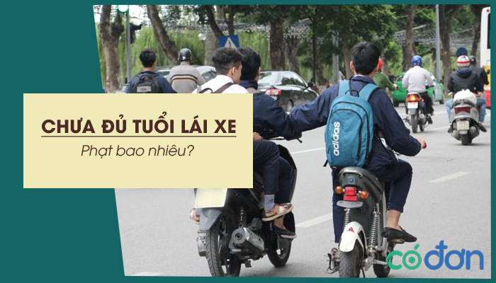 chua du tuoi lai xe phat bao nhieu