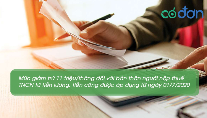 khi nao khau tru thue tncn theo muc giam tru 11 trieu dong thang 3