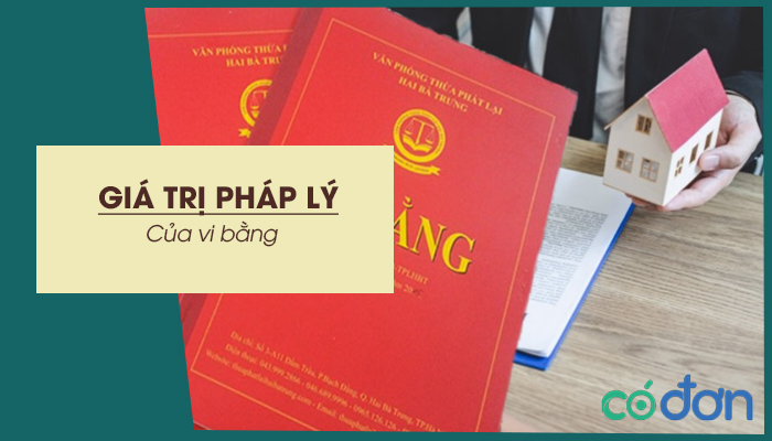 gia tri phap ly cua vi bang