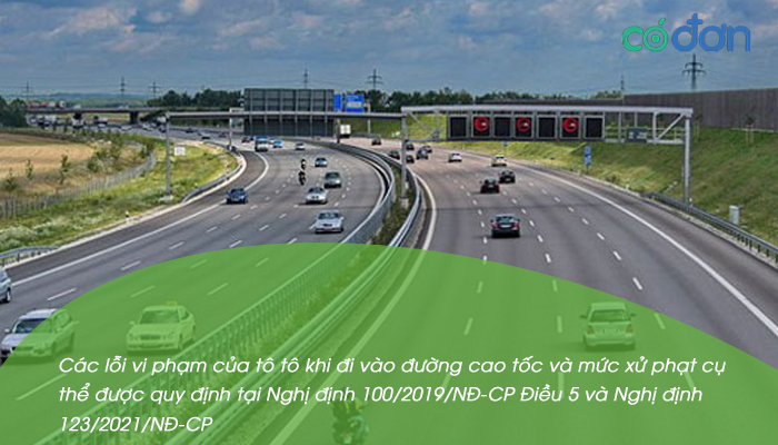 tong hop loi vi pham khi di vao duong cao toc 2
