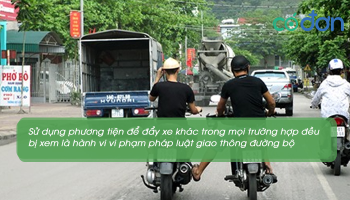 muc phat loi keo day xe khac tren duong 3
