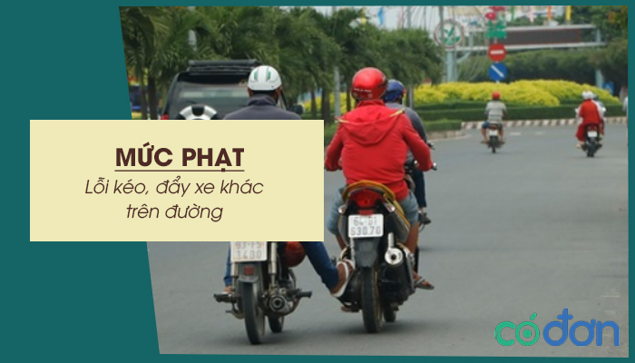 muc phat loi keo day xe khac tren duong