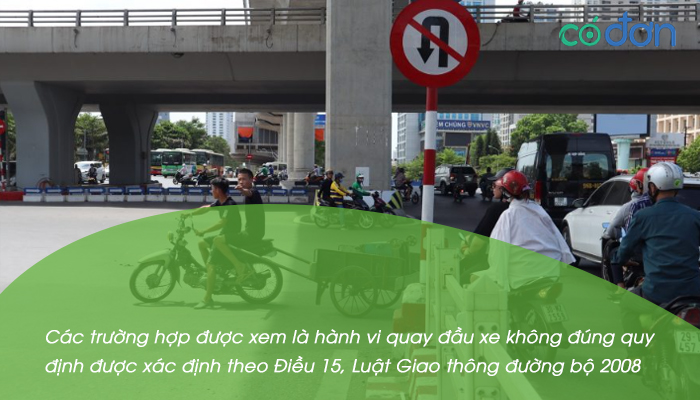 tong hop cac muc phat ve loi quay dau xe khong dung quy dinh 2022 2