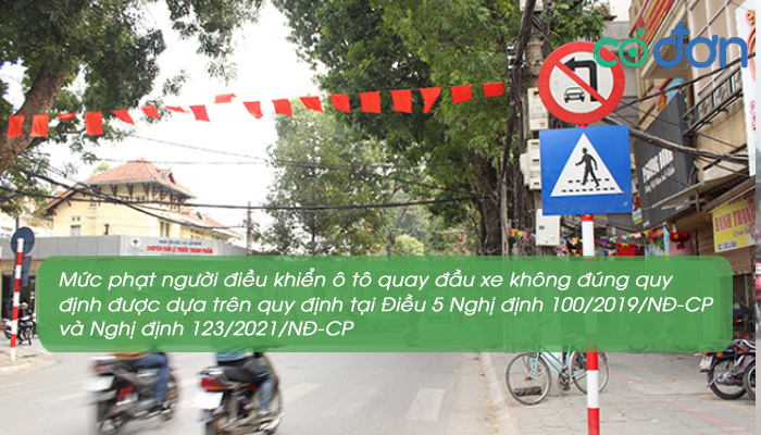 tong hop cac muc phat ve loi quay dau xe khong dung quy dinh 2022 3