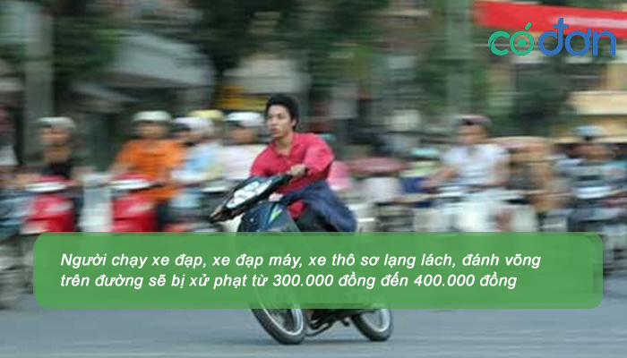 chay xe lang lach danh vong bi phat bao nhieu 3