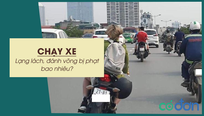chay xe lang lach danh vong bi phat bao nhieu