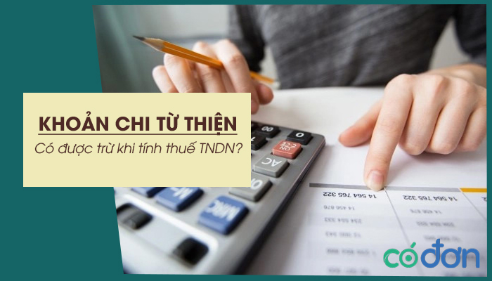 khoan chi tu thien co duoc tru khi tinh thue tndn