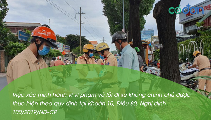 di xe khong chinh chu khi nao thi bi phat bao nhieu tien 2