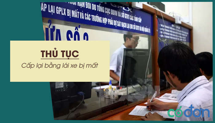 thu tuc cap lai bang lai xe bi mat