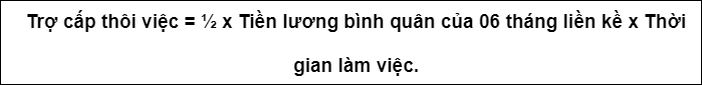 cach tinh tro cap thoi viec 2
