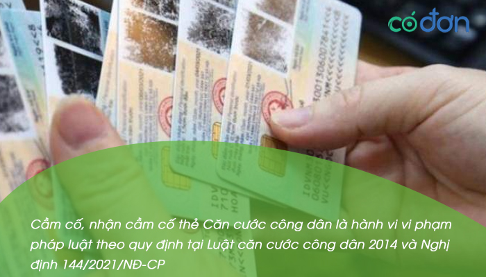 the chap cam co cccd bi phat bao nhieu 2