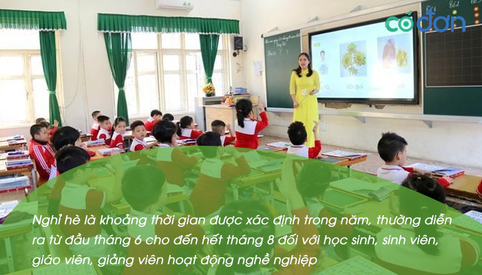 thoi gian nghi he cua giao vien cac cap 2